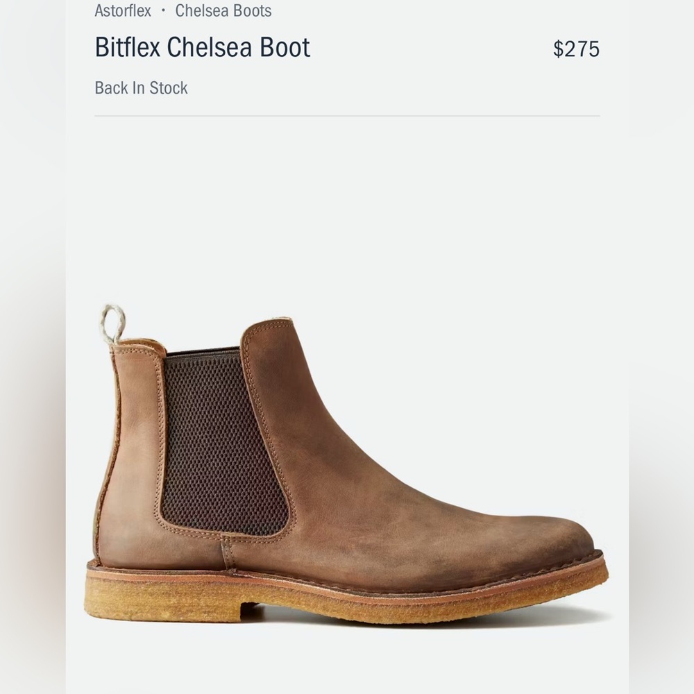 Astorflex Bitflex Chelsea Boot - Tan